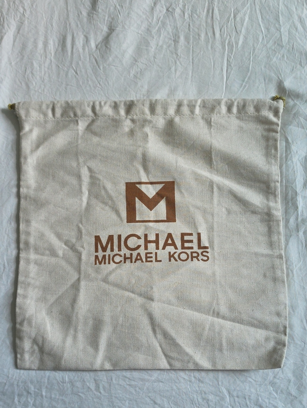 Authentic Michael Kors Canvas Drawstring Dust Bag | Handbag Protector